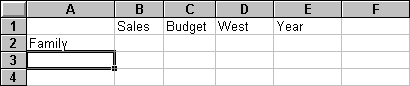 Entering a generation name in a free-form report.