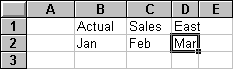 Typing member names in a free-form report.