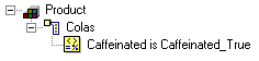 Query showing Caffeinated Boolean attribute.
