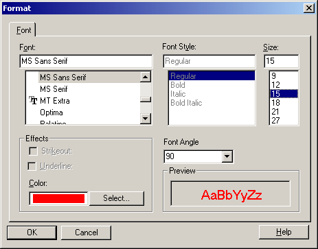 Format Dialog Box