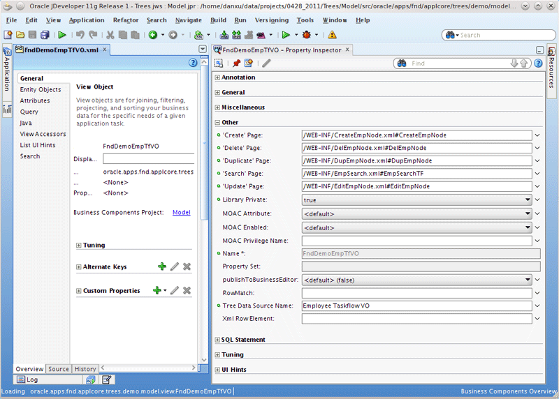 Data Source Properties