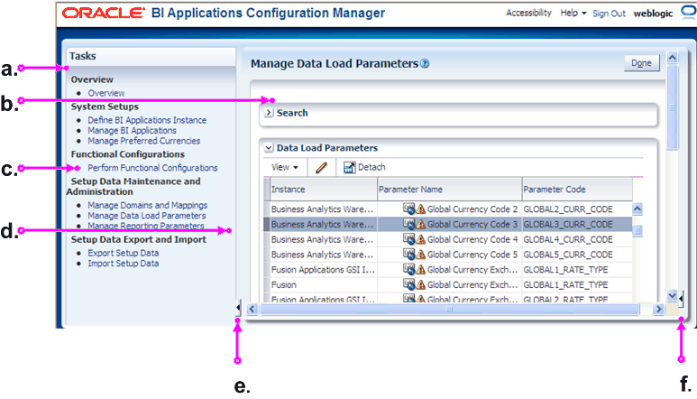 Application configuration. Bi конфигурация. Oracle configuration Manager. Oracle bi конструктор отчета. Oracle bi возможности.