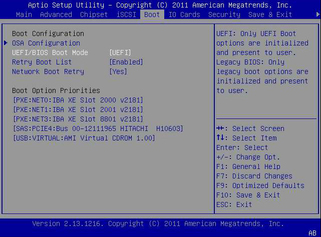 image:UEFI BIOS mode setting screen.