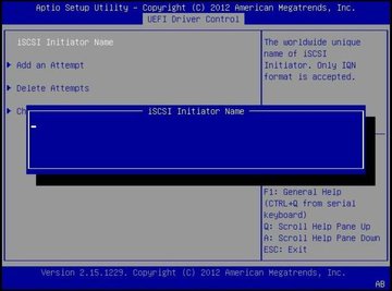 image:This figure shows the iSCSI Initiator Name dialog box.