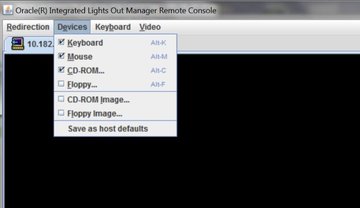 image:Graphic showing the Oracle ILOM Remote Console.