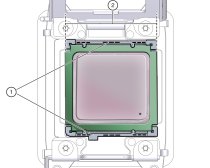 image:Larger Processor Installed in a Motherboard Processor Socket image:Graphic showing a larger processor installed in a motherboard processor socket.