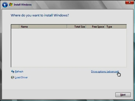 Install Windows Server 2008 R2 and Windows 