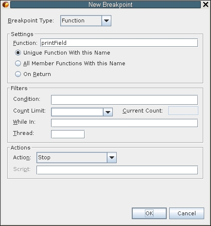 image:New Breakpoint dialog box