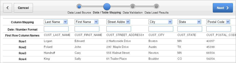 Description of the illustration data_table_mapping.gif follows