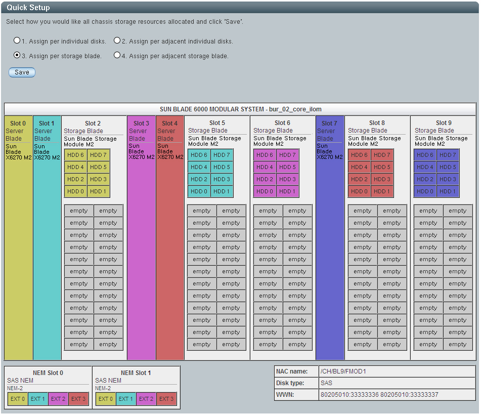 image:Example show the dialog box for Option 2 - Quick Setup.