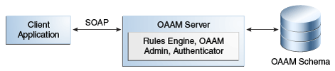 OAAMネイティブ・クライアントAPIの統合が示されています。