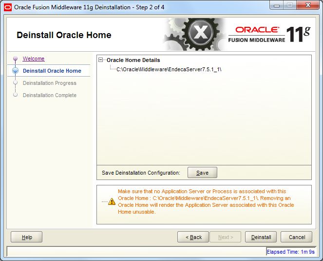 Please run the command oracle deinstall ошибка