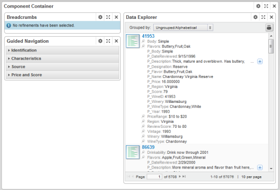Component Container component