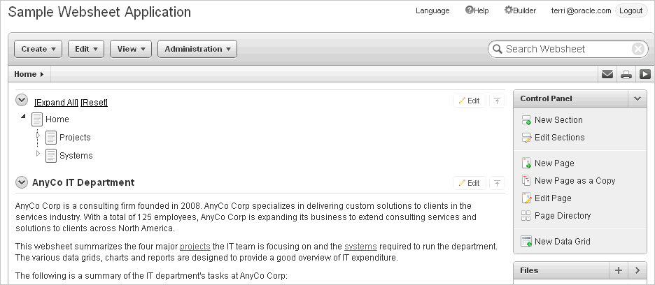 Description of websheet_home.gif follows