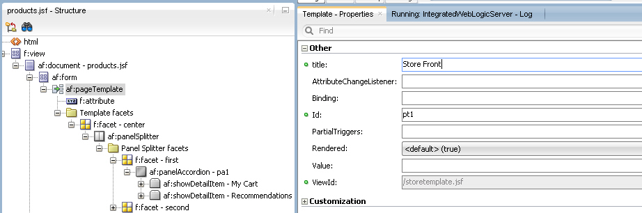 updating the title template attribute