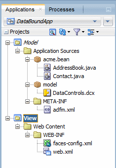 Application Navigator, View project