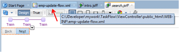 reopen task flow page