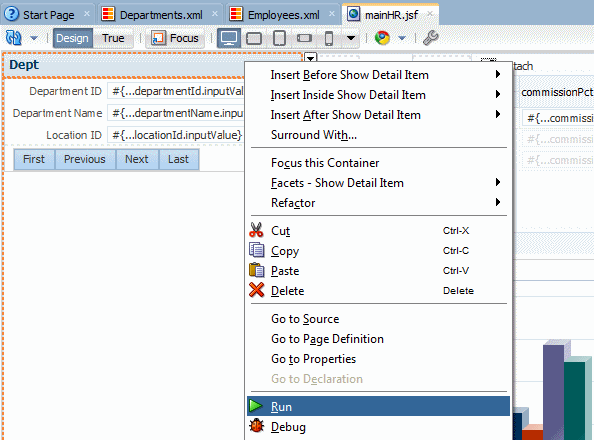 Context menu