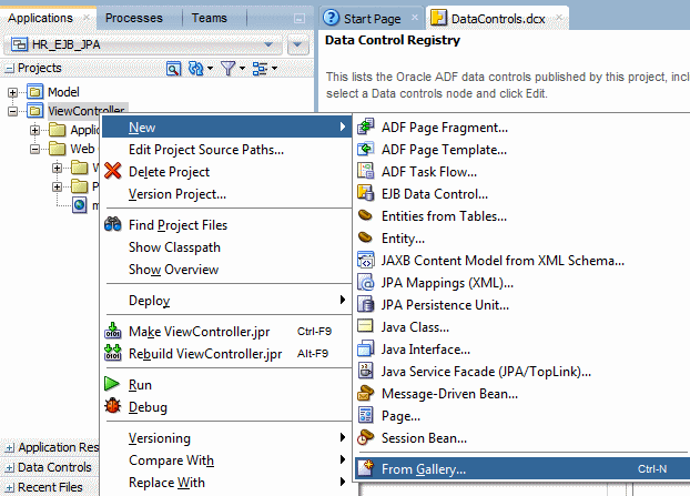 Context menu