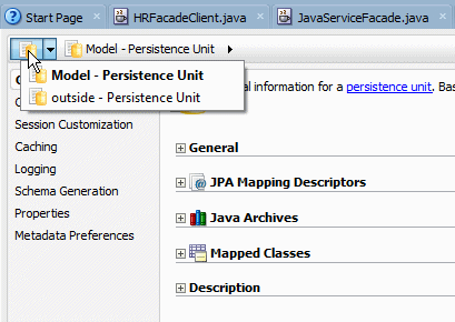 Persistence Units