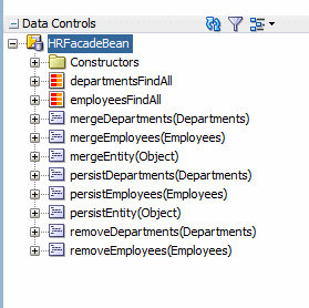 The Data Controls pane