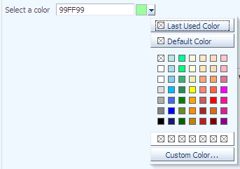 chooseColorピッカーが含まれるinputColorコンポーネント