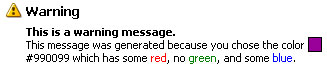 message screenshot