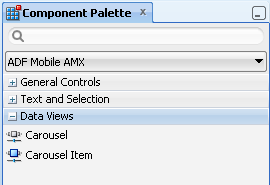Carousel in Components Palette