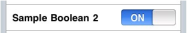 An iOS boolean value.