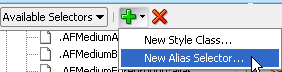 New Alias Selector Option in the Skinning Navigator