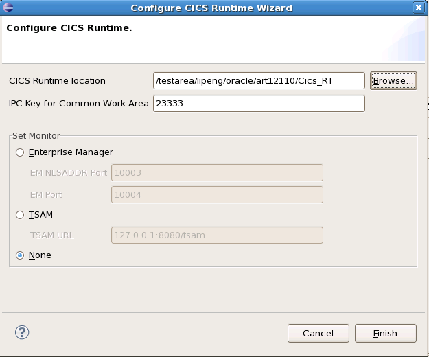 CICS Runtimeの構成
