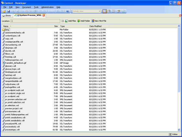 Screen image of this step