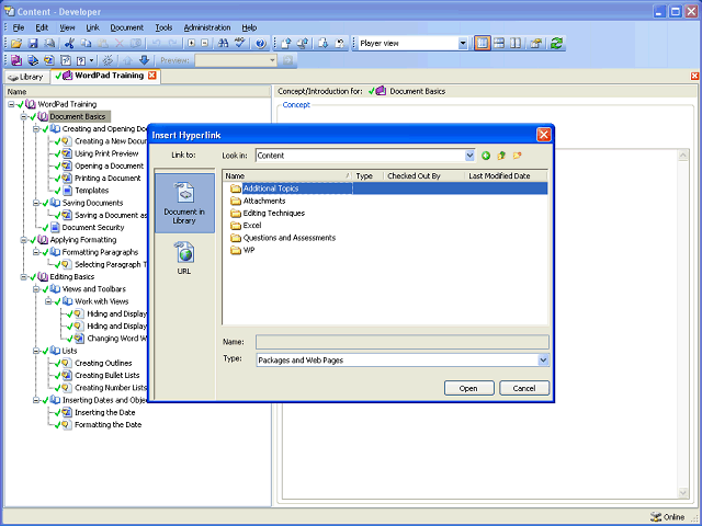 Screen image of this step