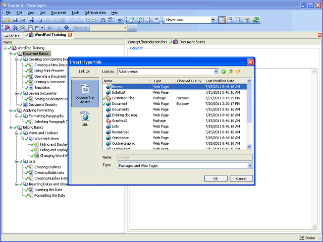 Screen image of this step