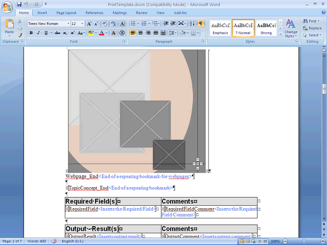 Screen image of this step