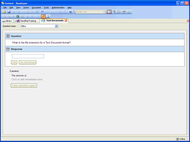 Screen image of this step