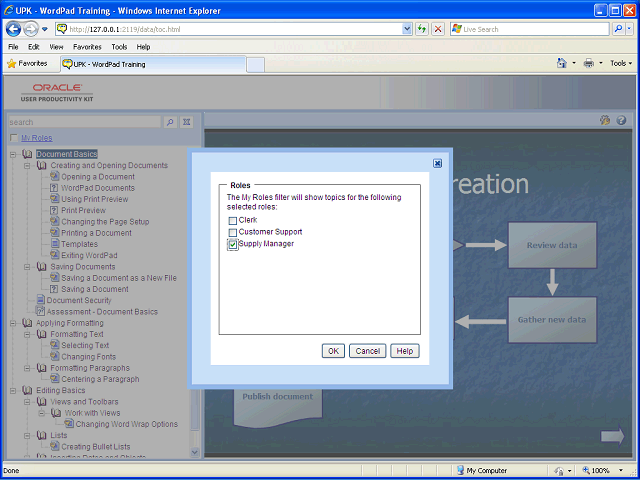 Screen image of this step