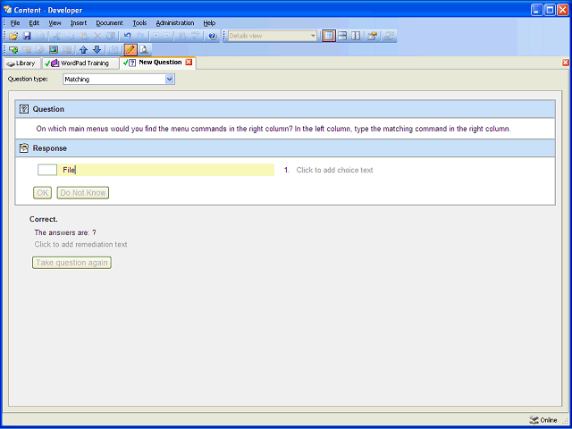 Screen image of this step