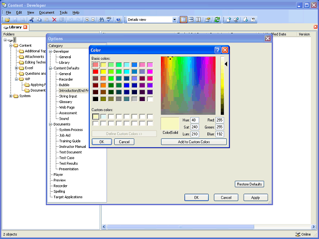 Screen image of this step
