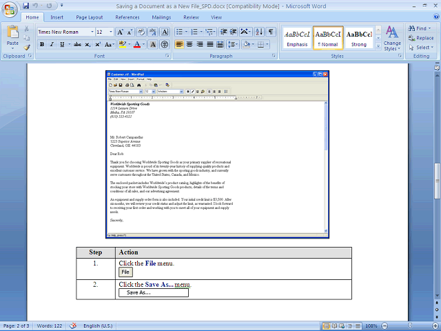 Screen image of this step