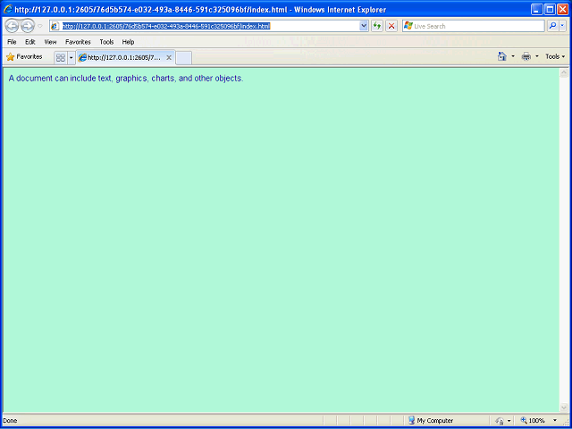 Screen image of this step