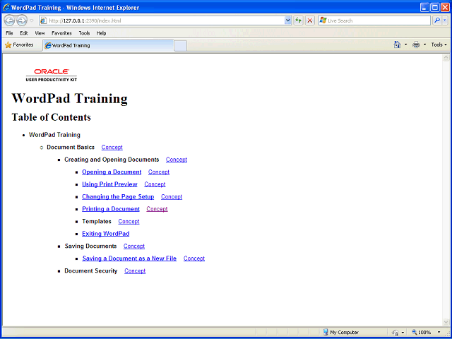 Screen image of this step