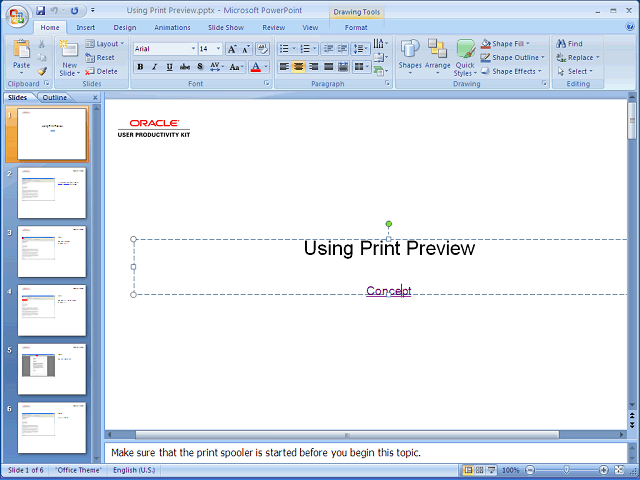 Screen image of this step