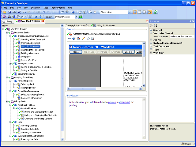 Screen image of this step