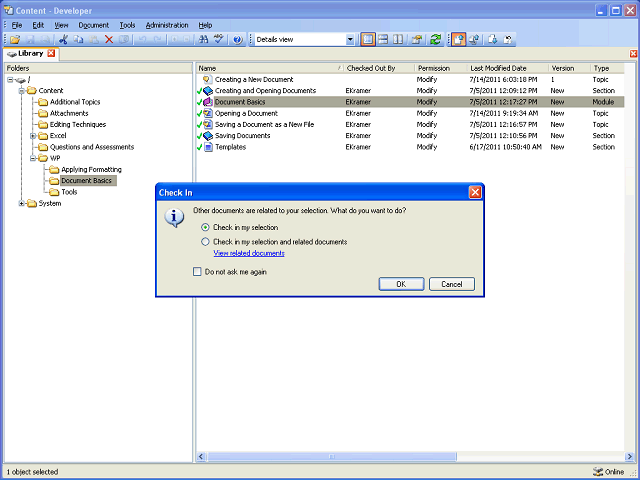 Screen image of this step
