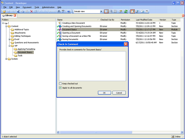 Screen image of this step
