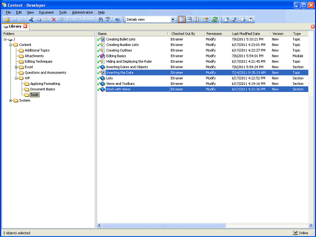 Screen image of this step