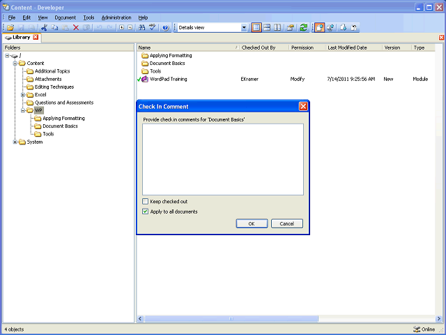 Screen image of this step