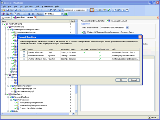 Screen image of this step