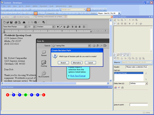 Screen image of this step